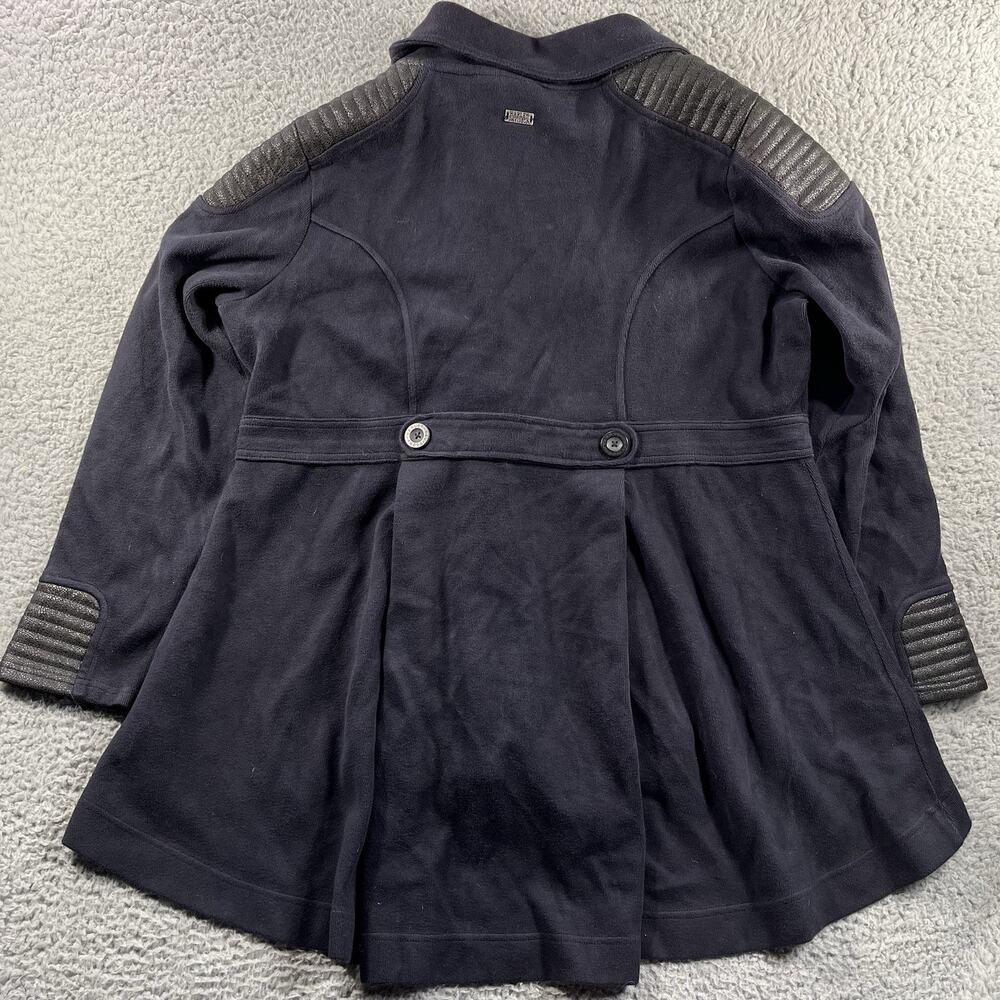Harley-Davidson Peacoat Womens Plus 1X Navy Blue Jacket Double Breasted Moto - Picture 5 of 9